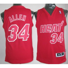 Maillot Allen Miami Heat #34 Rouge