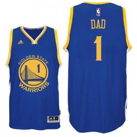 Maillot Fete des Peres Warriors Dad 1 Bleu