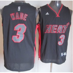 Maillot Wade Miami Heat #3 Noir