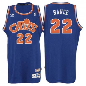 Maillot Retro 2008 Cavaliers Nance 22 Bleu