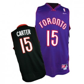 Maillot Toronto Raptors Carter #15 Noir y Pourpre