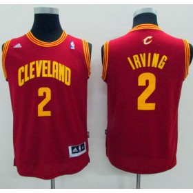 Maillot Enfant de Irving Cleveland Cavaliers #2 Rouge