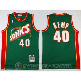 Maillot  Seattle Supersonics Kemp #40 vert