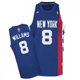 Maillot ABA de Willams Brooklyn Nets #8 Bleu