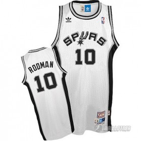 Maillot San Antonio Spurs Rodman #10 Blanc