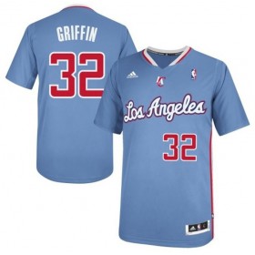 Maillot Manche Courte Clippers Griffin 32 Bleu