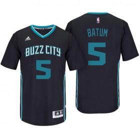 Maillot Manga Cort Nicolas Batum Hornets 5 Noir