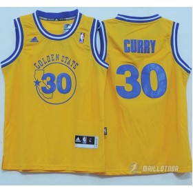 Maillot Enfant Curry Golden State Warriors  Orangee