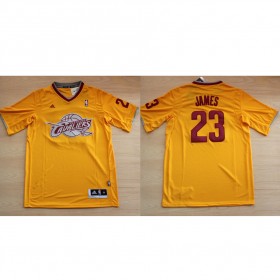 Maillot Manche Courte Cavaliers James 23 Jaune