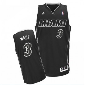 Maillot Back to Noir Wade Miami Heat Revolution 30