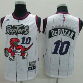 Maillot Enfant de DeRozan Toronto Raptors #10 Blanc