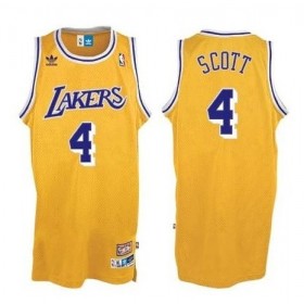 Maillot Retro 2016-17 Lakers Scott 4 Jaune