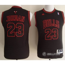 Maillot Enfant de Jordan Chicago Bulls #23 Noire