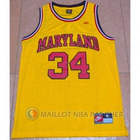 Maillot University Maryland Bias Jaune