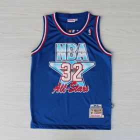 Maillot de Johnson All Star NBA 1992 Bleu