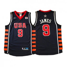 Maillot USA 2004 James 9 Noir