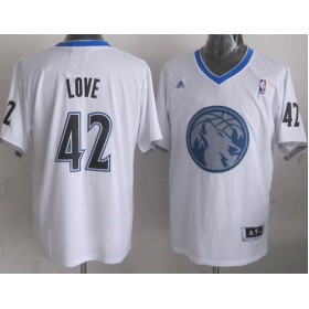 Maillot Love Minnesota Timberwolves #42 Blanc