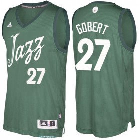 Maillot Navidad 2016 Rudy Gobert Jazz 27 Vert