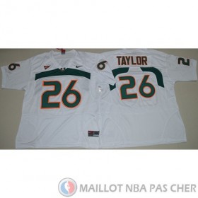 Maillot NCAA Sean Taylor Blanc