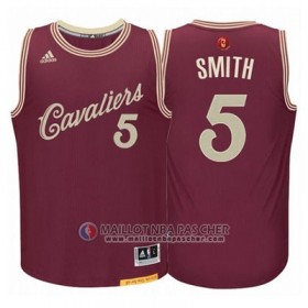 Maillot Cleveland Cavaliers Smith No?l #5 Rouge