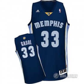 Maillot Bleue Gasol Memphis Grizzlies Revolution 30