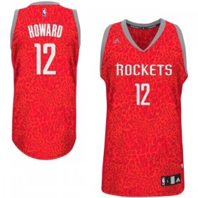 Maillot Crazy Light Leopard Rockets Howard 12 Rouge