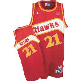 Maillot Atlanta Hawks Wilkins #21 Rouge