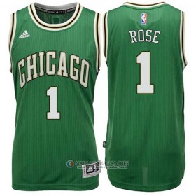 Maillot NBA Rose  Chicago Bulls vert