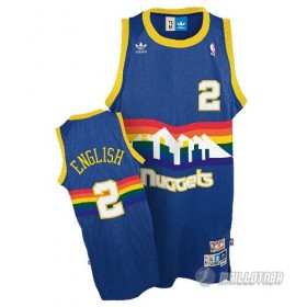 Maillot Bleue English Denver Nuggets