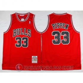 Maillot Retro de Pippen Chicago Bulls #33 Rouge