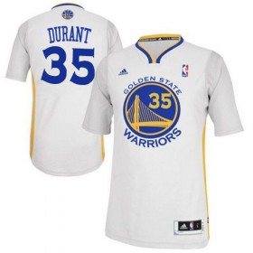 Maillot Authentic Manche Courte Warriors 35 Blanc