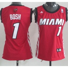 Maillot Femme de Bosh Miami Heat #1 Rouge
