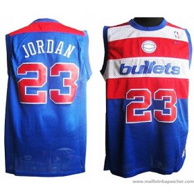 Maillot retro de Jordan Washington Wizards #23 Bleu