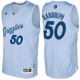 Maillot Navidad 2016 Zach Randolph Grizzlies Claro 50 Bleu