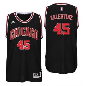 Maillot Bulls Valentine 45 Noir