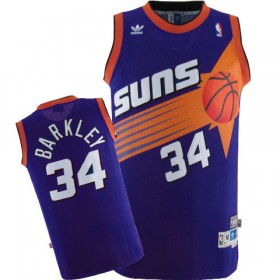 Maillot alternativa de Charles Barkley Phoenix Suns #34 Bleu