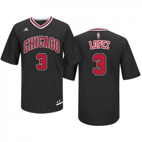 Maillot Manga Cort Bulls Wade 3 Noir