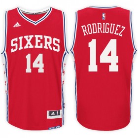 Maillot 76ers Rodriguez 14 Rouge