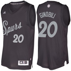 Maillot Navidad 2016 Manu Ginobili Spurs 20 Noir