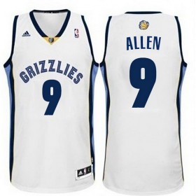 Maillot Grizzlies Allens 9 Blanc