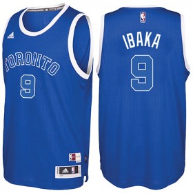 Maillot Retro 2016-17 Raptors Ibaka 9 Bleu