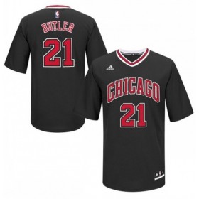 Maillot Manche Courte Bulls Butler 21 Noir