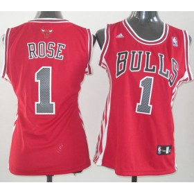 Maillot Femme de Rose Chicago Bulls #1 Rouge