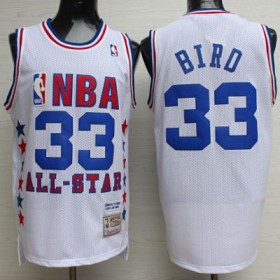 Maillot de Bird  All Star NBA 1990 Blanc