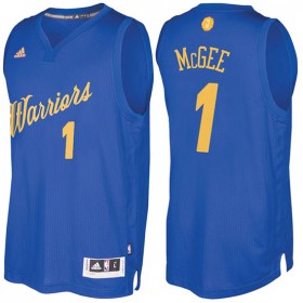 Maillot Navidad 2016 Javale Mcgee Warriors 1 Bleu