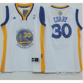 Maillot Enfant Curry Golden State Warriors  Blanc