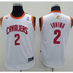 Maillot Enfant de Irving Cleveland Cavaliers #2 Blanc
