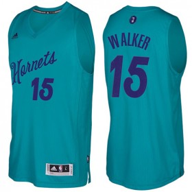 Maillot Navidad 2016 Kemba Walker Hornets Teal 15