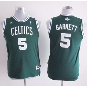 Maillot Enfant de Vert Garnett Boston Celtics Revolution 30