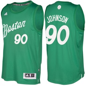 Maillot Navidad 2016 Amir Johnson Celtics 90 Vert